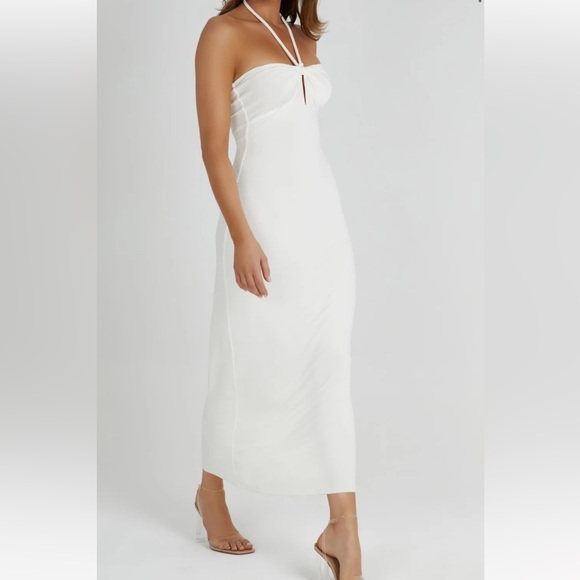 Meshki NWT.  beautiful bodycon dress,very flattering on. Never got to wear - Picture 3 of 3